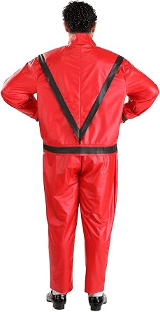 Michael Jackson Thriller Costume for Men, Plus Size Celebrity Outfit