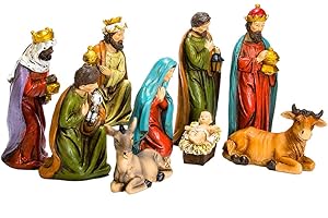 Kurt S. Adler 4 to 5-Inch Resin Table Piece Nativity Set