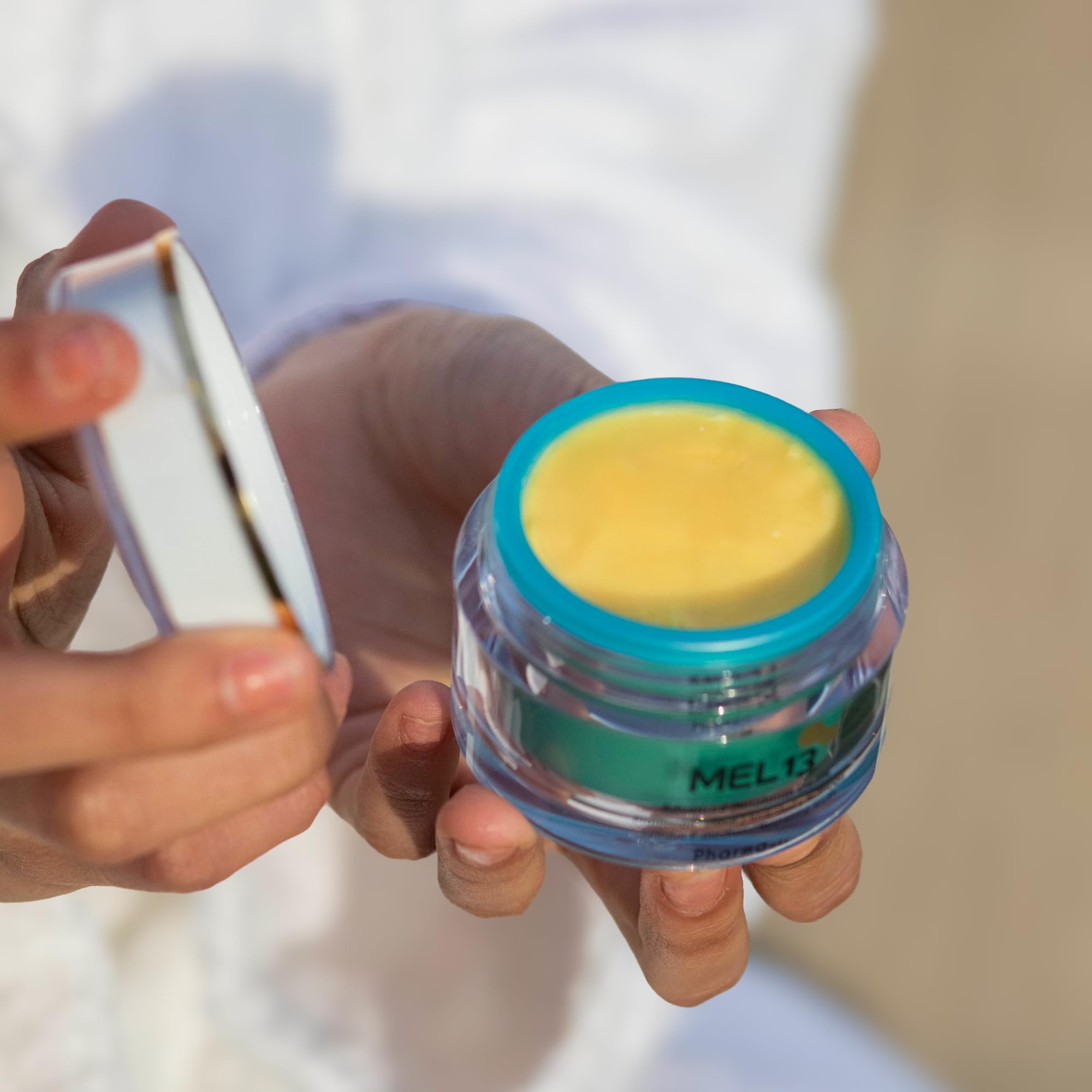 Crema Facial Mel13 Melatonina Coenzima Q10, 50 ml | Hidrata, Ilumina y Previene los Primeros Signos de la Edad Apta para Todo Tipo de Piel