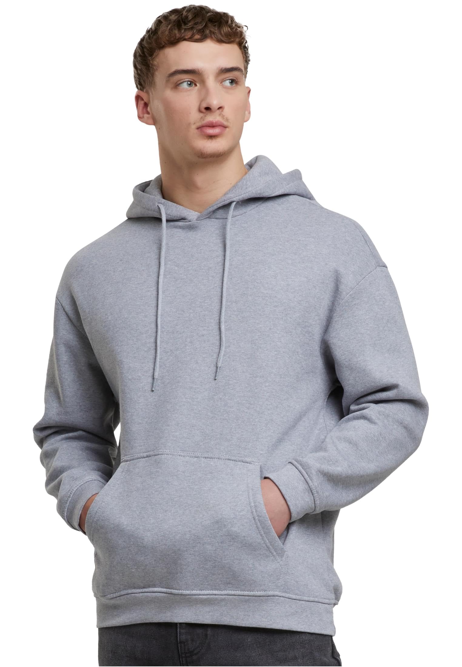 Urban Classics Basic Oversized Hoody, Heathergrey, XXL