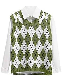 Re:qual≡ リコール Handmade argyle knit vest RE/DONE Argyle Vest | Shopbop