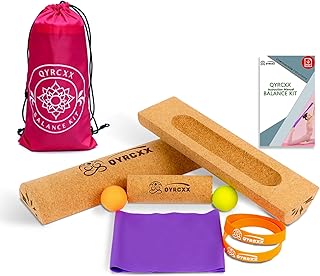 Balance Board (35cm, Not 30cm) - Foot Restoration & Balance Kit, Cork Foot Strengthener for Balance Stability, Enhance Mobility & Strength, Plantar Fasciitis Recovery, Improve Foot Health & Function, Prevent Falls