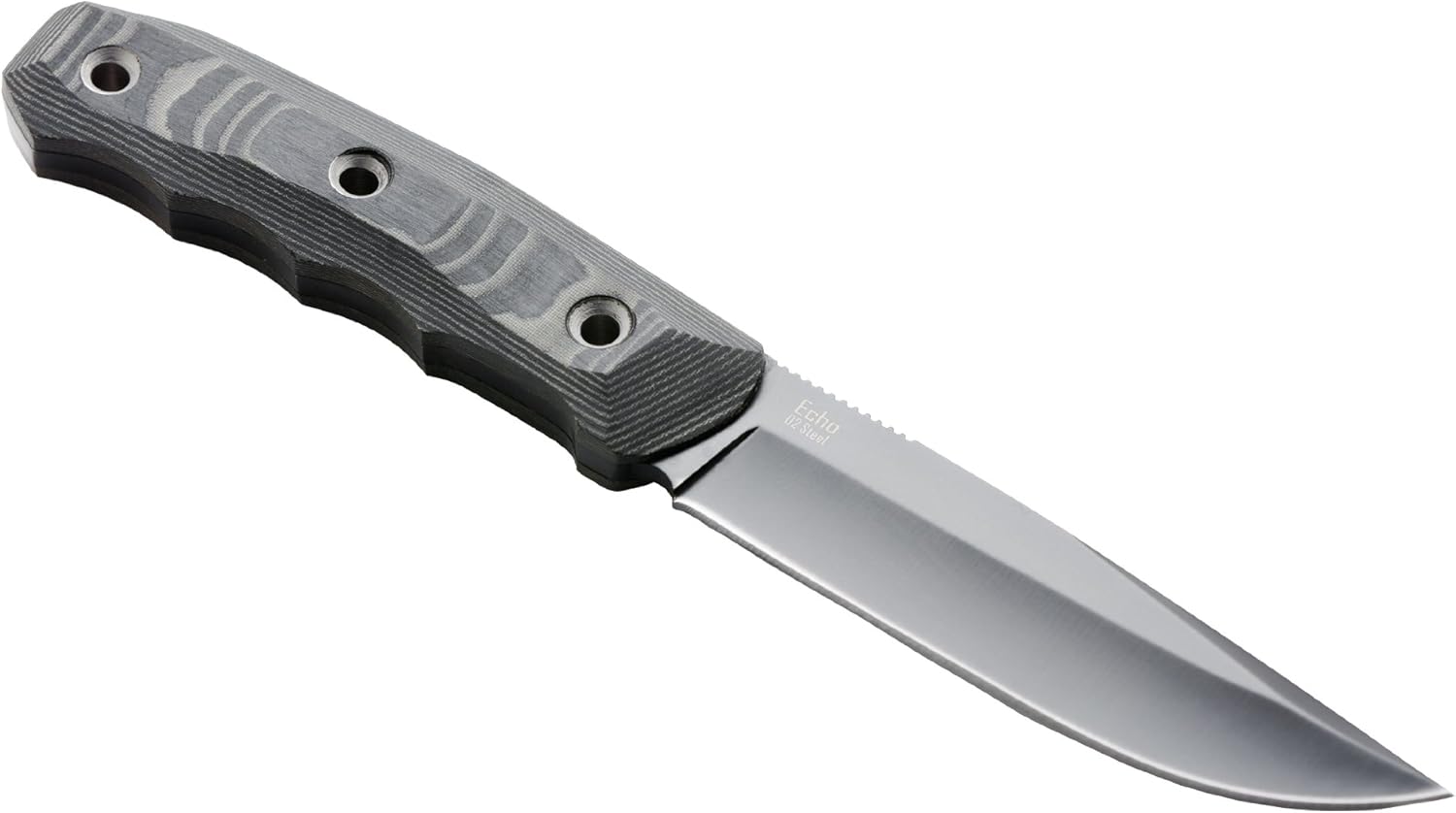 Kizlyar KK0062 Echo D2 Russian Made Titanium Tactical Knife, Black
