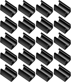 20 Piezas Patas De Silla Rectangular, Protector Patas Sillas, Tapas Rectangulares De Goma para Patas De Muebles, Protector De Piso para Patas De Silla, Almohadilla para Muebles Rectangular