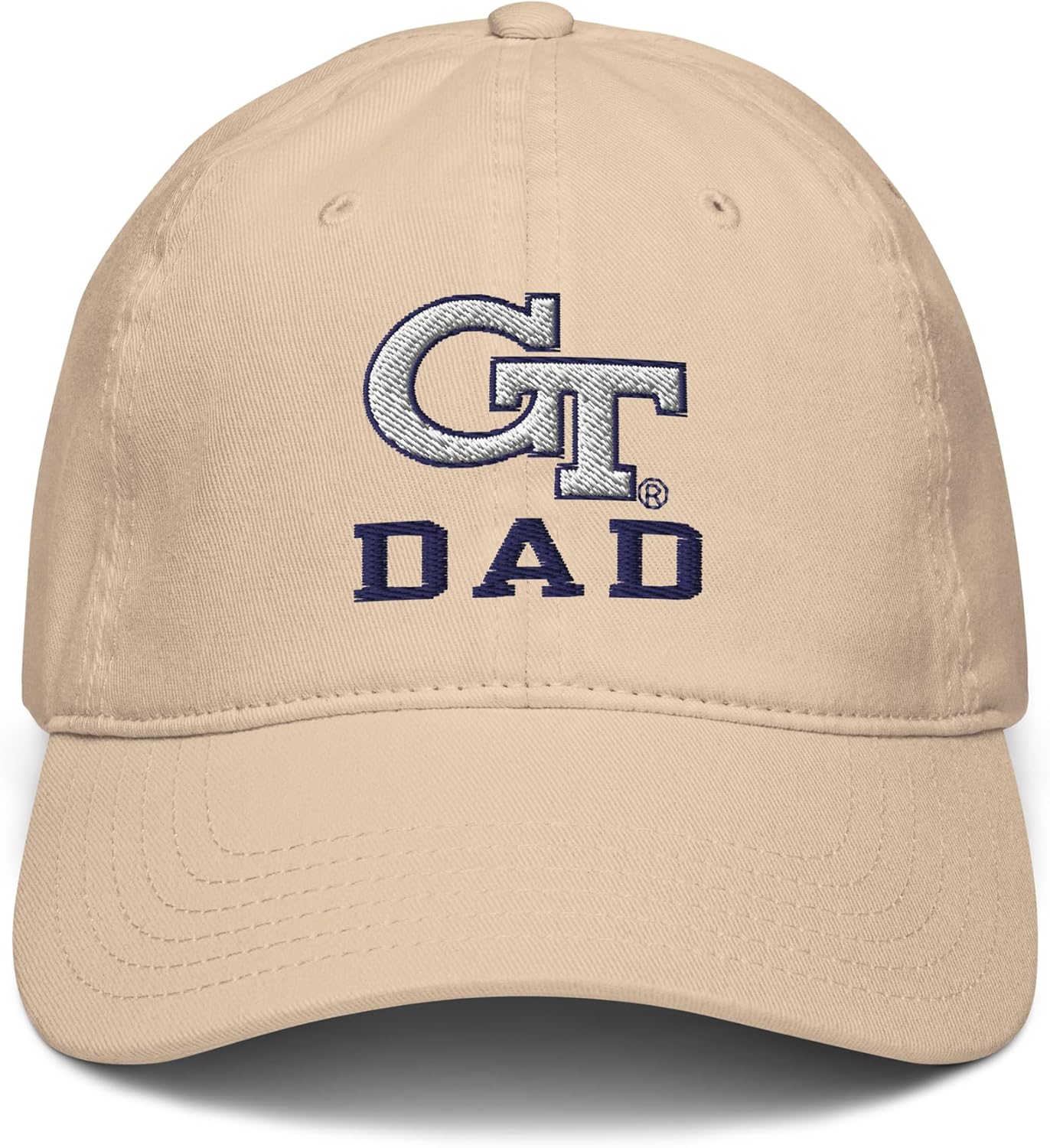 Georgia Tech Yellow Jackets Dad Stone Officially Licensed Adjustable Baseball Hat