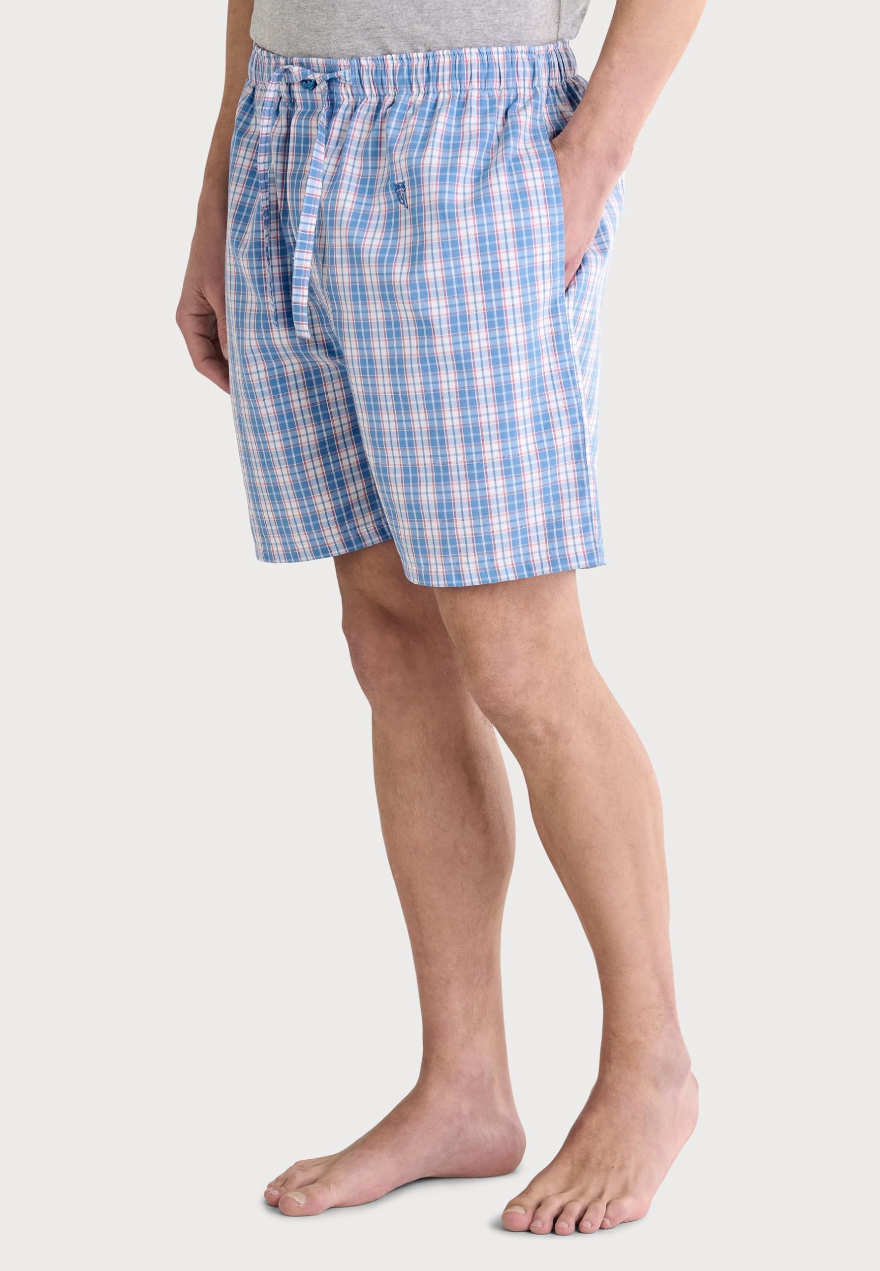 El Búho Nocturno Bas Pyjama Homme Long – Flanelle Coton 100% Hiver/Pantalon Popeline Légère Coton/Mélange/Bambou Carreaux – Pouches Tailles M-3XL Cadeau Noël