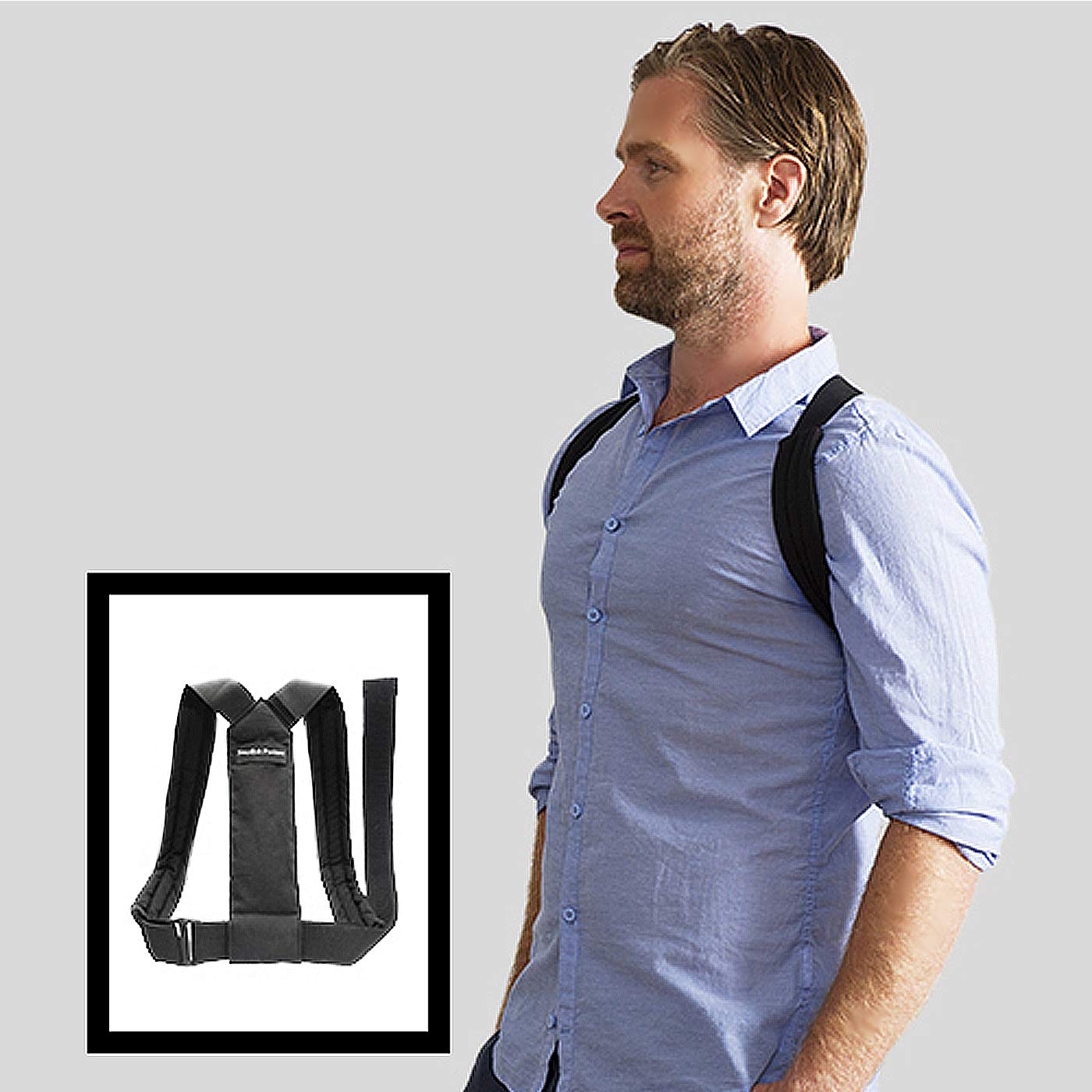 Swedish Posture Haltungstrainer und Geradehalter Flexi Rückentrainer