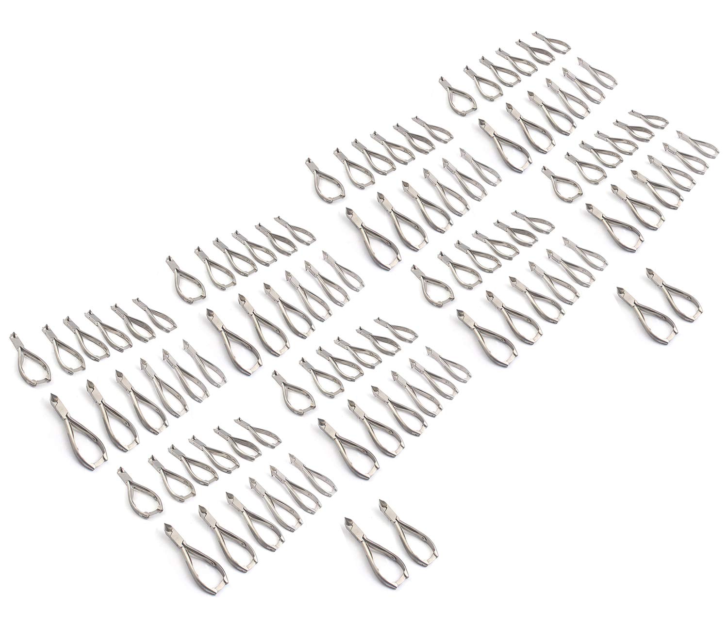 OdontoMed2011 LOT OF 100 PIECES PROFESSIONAL MOON SHAPE TOENAIL NIPPER CLIPPER CHIROPODY PODIATRY INSTRUMENTS