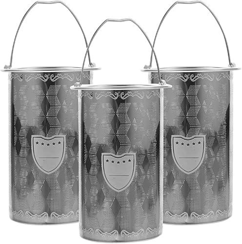 Luxshiny 3 coladores de té para té suelto repuesto de infusor de malla fina para hojas sueltas, accesorios de filtro reutilizables para tazas, disponible en Yaxa Mexico