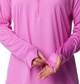 Amazon.com: Columbia Women's Tidal Tee 1/4 Zip, Bright Lavender