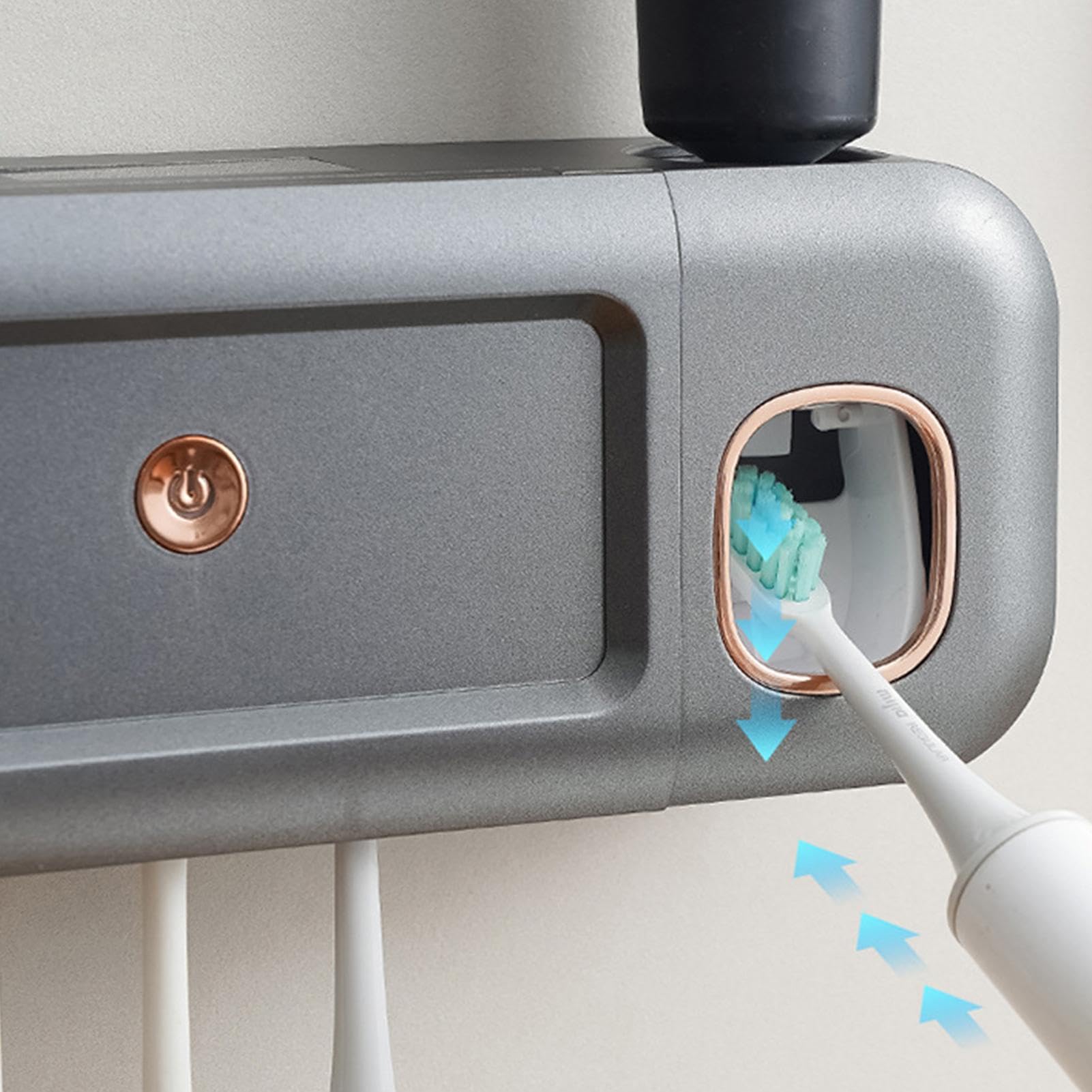 Portacepillos de dientes UV, portacepillos de dientes de pared