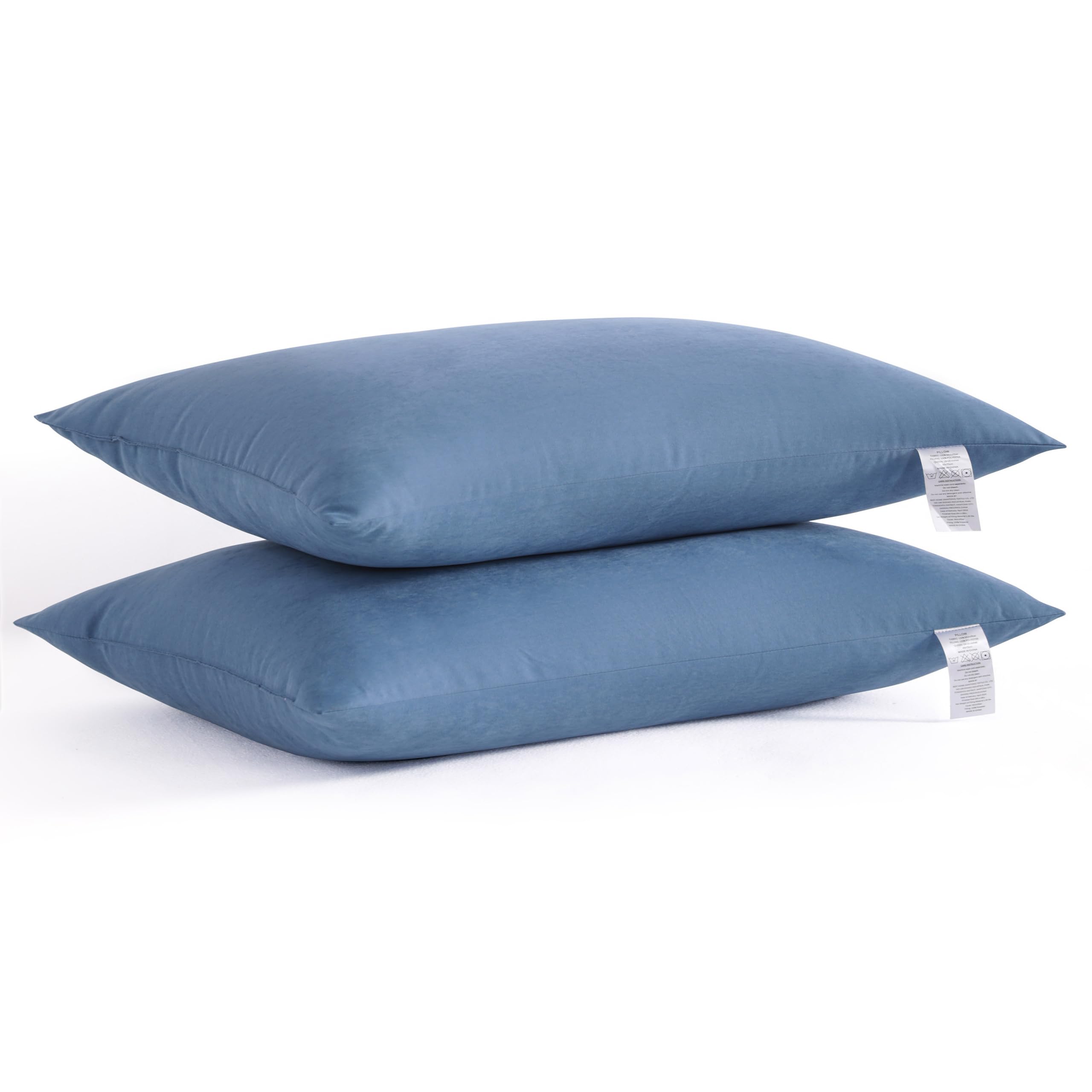 NTBAY Down Alternative Bed Pillows Standard Size Set of 2 Machine Washable Soft Pillows for Back Stomach or