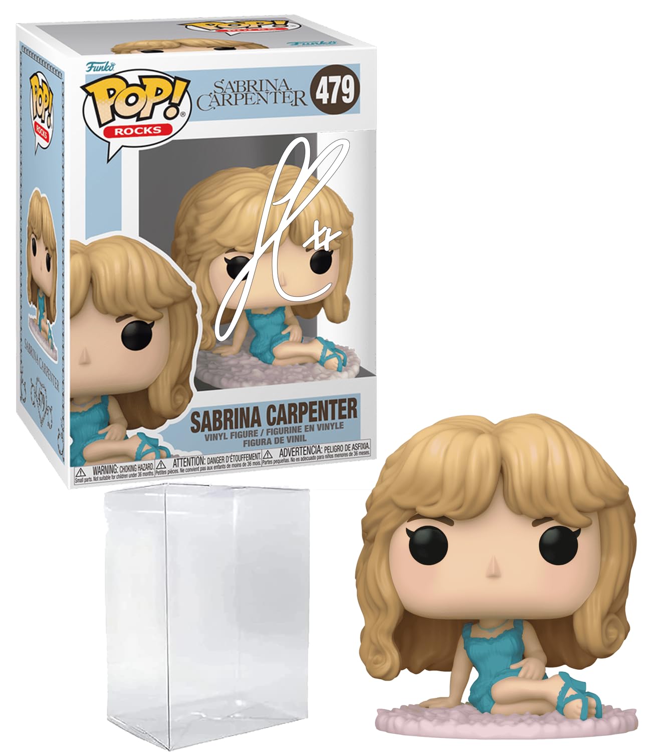 Amazon.com: Sabrina Carpenter in Night Gown #479 Facsimile Signed