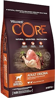 Wellness Core Dry Dog Food, Grain-Free, High Meat Content, Various Flavours. product image