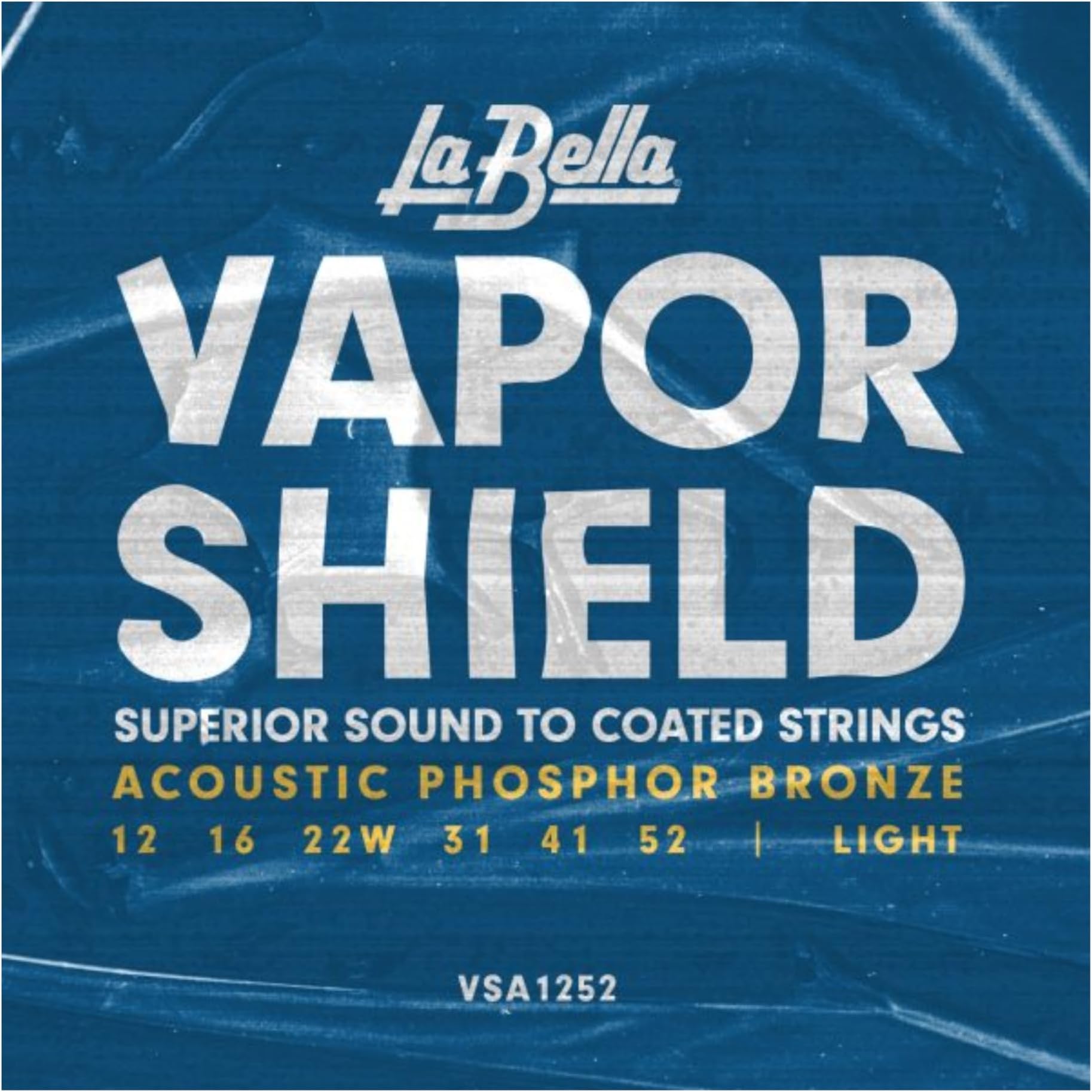 La Bella VSA1252 Vapor Shield Light Acoustic Phosphor Bronze Light 12-52