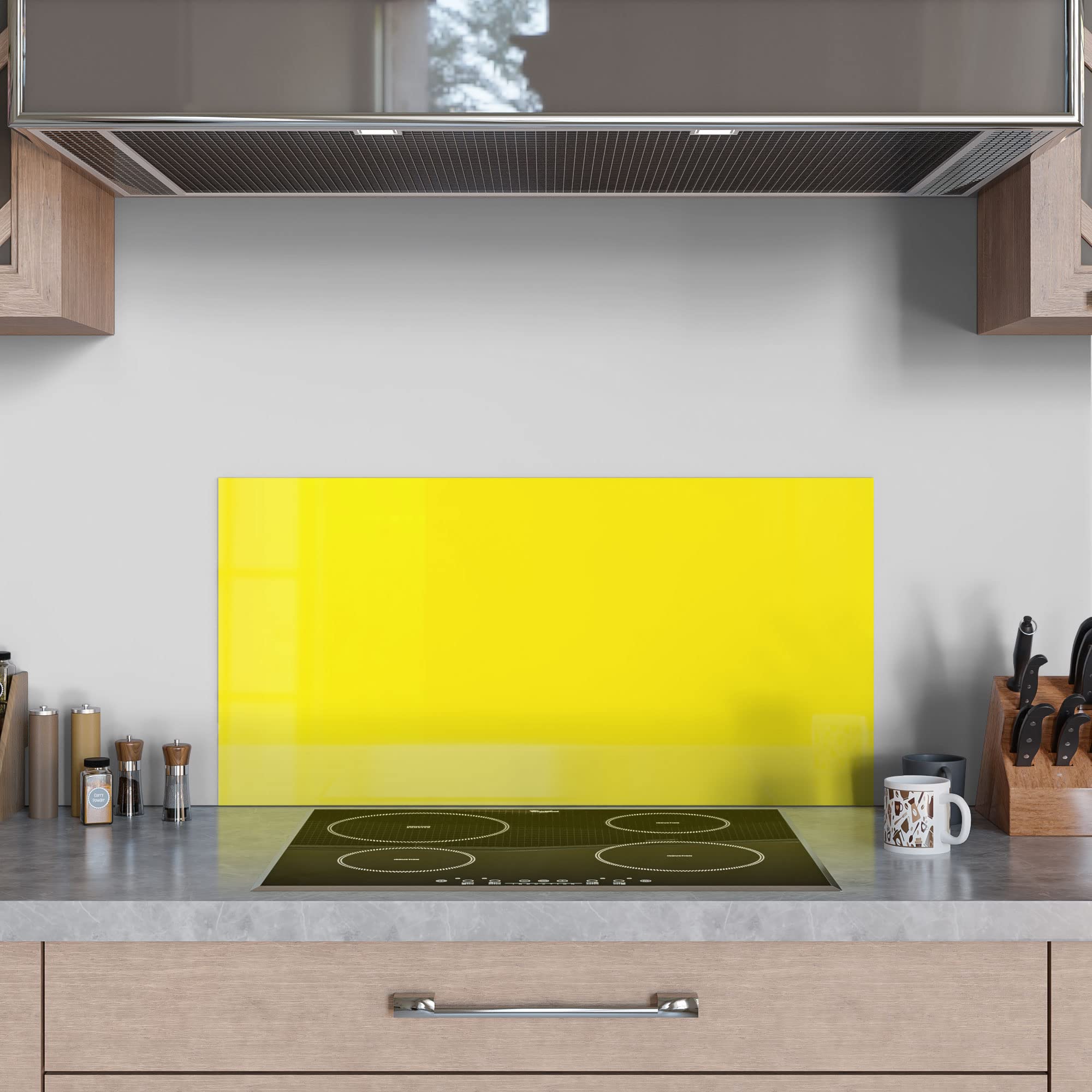 DEQORI Schlüsselkasten 'Polierte Oberfläche', Glas Schlüsselbox modern magnetisc