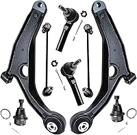 Vista 1166 de Detroit Axle - Kit de suspensión frontal de 8 piezas para Dodge Journey 2009-2015, 2 brazos de control inferiores, 2 rótulas, 2 varillas