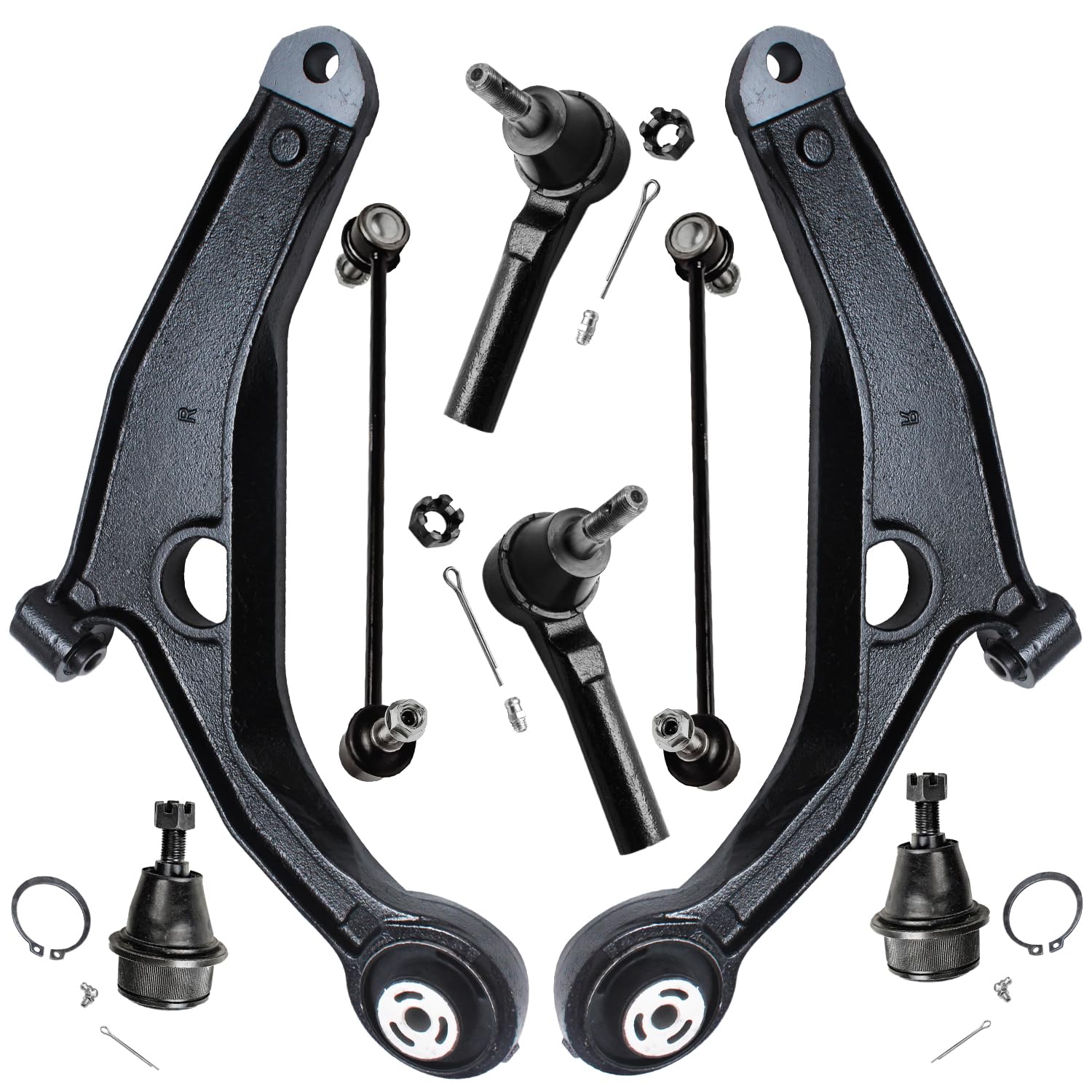 Detroit Axle - 8pc Front End Suspension Kit for 2011-2014 Chrysler 200