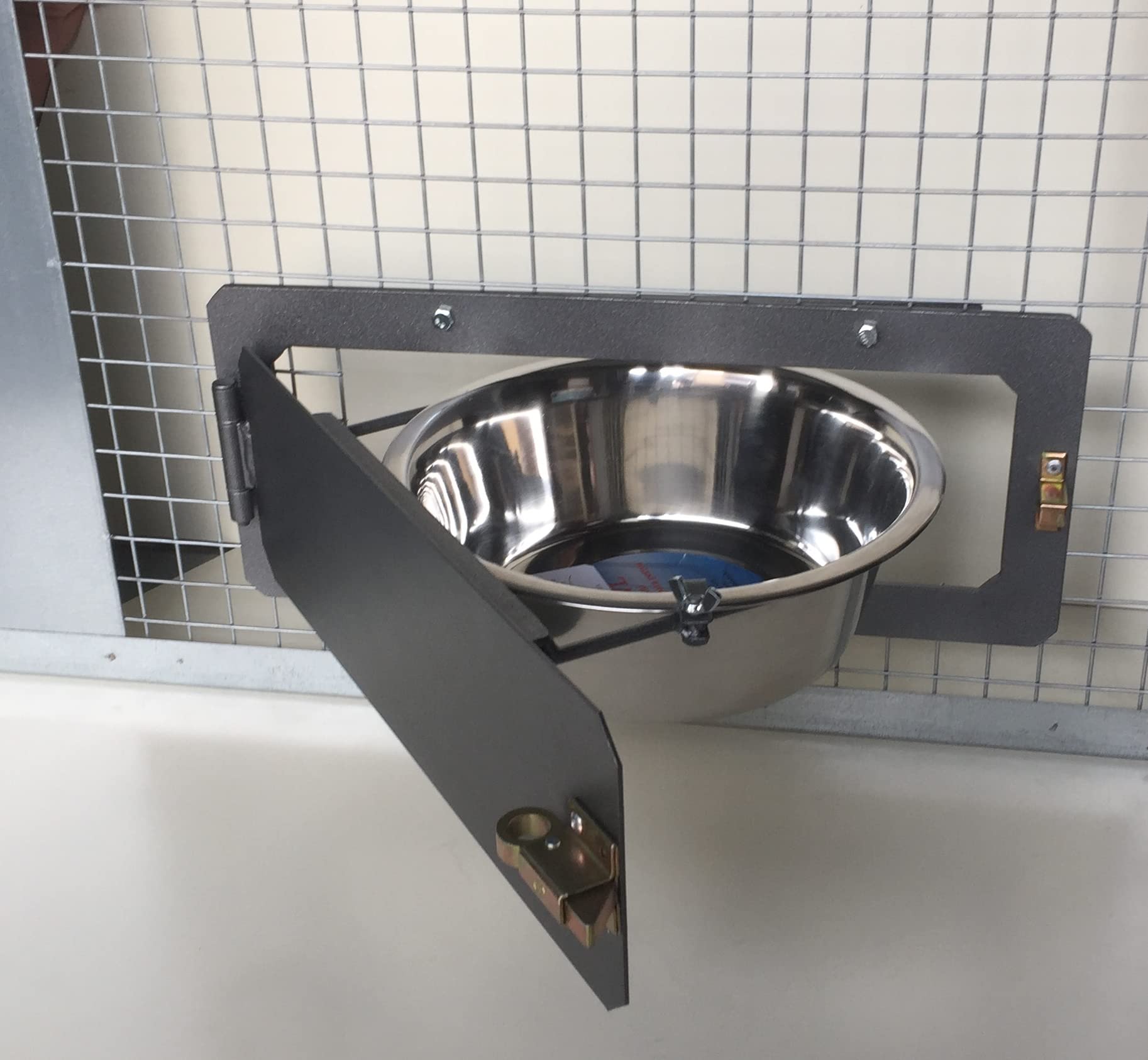 Ciotola Girevole in Acciaio Inox per Cani. 1 Mangiatoia Rotante Universale.