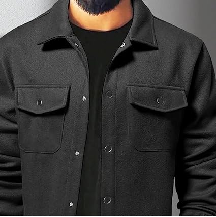 Shirt Lila Jeansjacke Herren Colorful Hippie Look 70s Floral Shirt