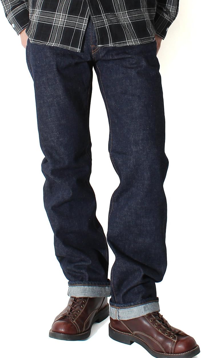 Amazon | [児島ジーンズ] KOJIMA GENES 15oz セルビッチ ストレート