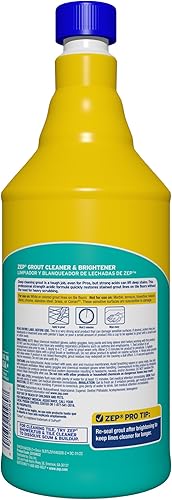 Miniatura 3 de Zep - Limpiador industrial y abrillantador de juntas, 32 onzas (paquete de 4) ZU104632. Fórmula profesional de limpieza profunda