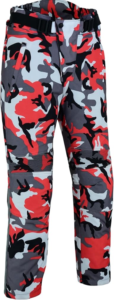 Heren Grijze Camouflage Gepantserde Motorfiets Motorfiets Biker