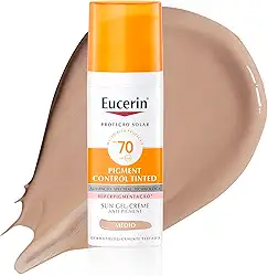 EUCERIN Protetor Solar Facial Antimanchas Com Cor FPS70 50ml, Pigment Control, Proteção UVA, UVB e Luz Visível, Thiamidol