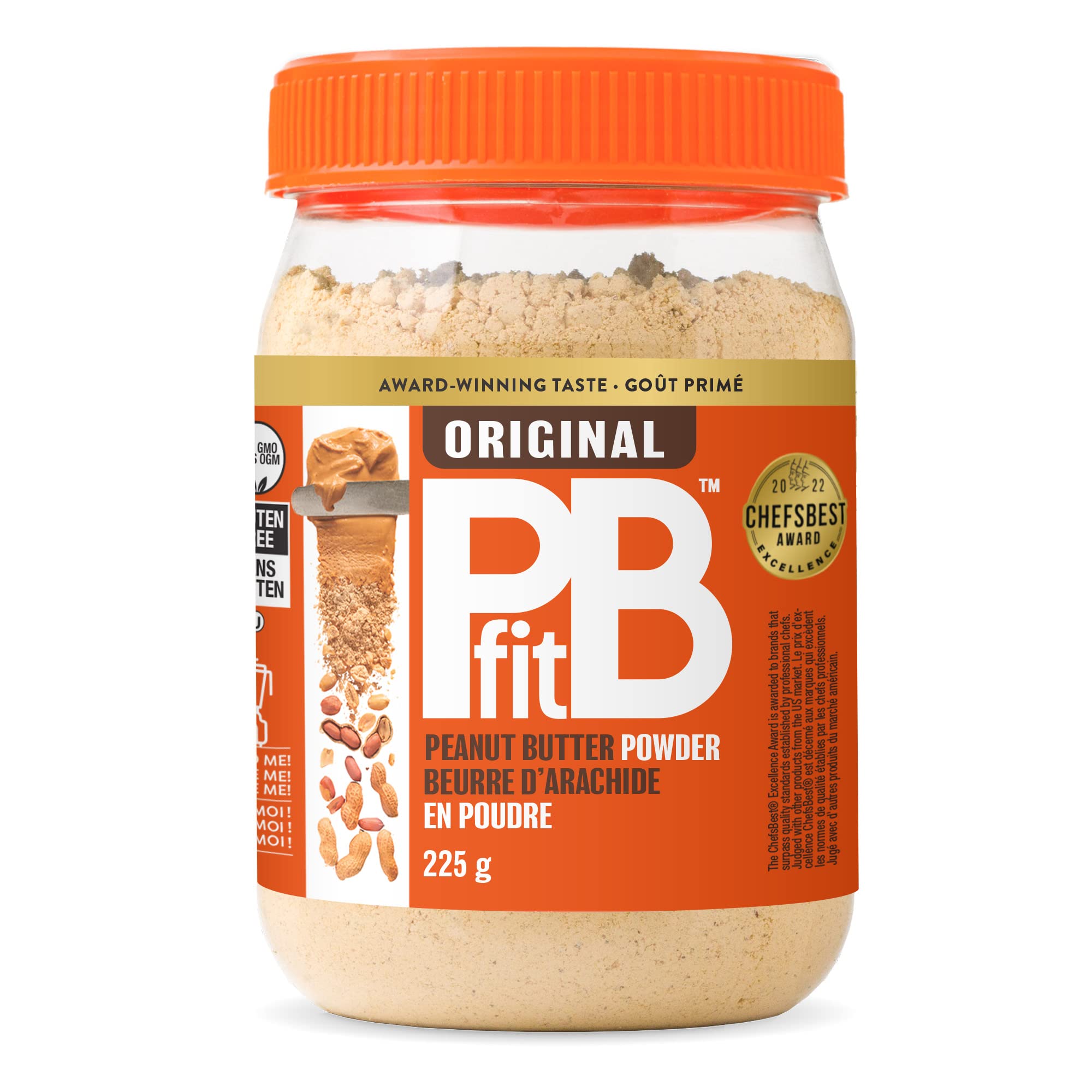 PBfit All-Natural Peanut Butter Powder Powdered Peanut Spread from Real Roasted Pressed Peanuts 4g of Protein 225g (8 oz)