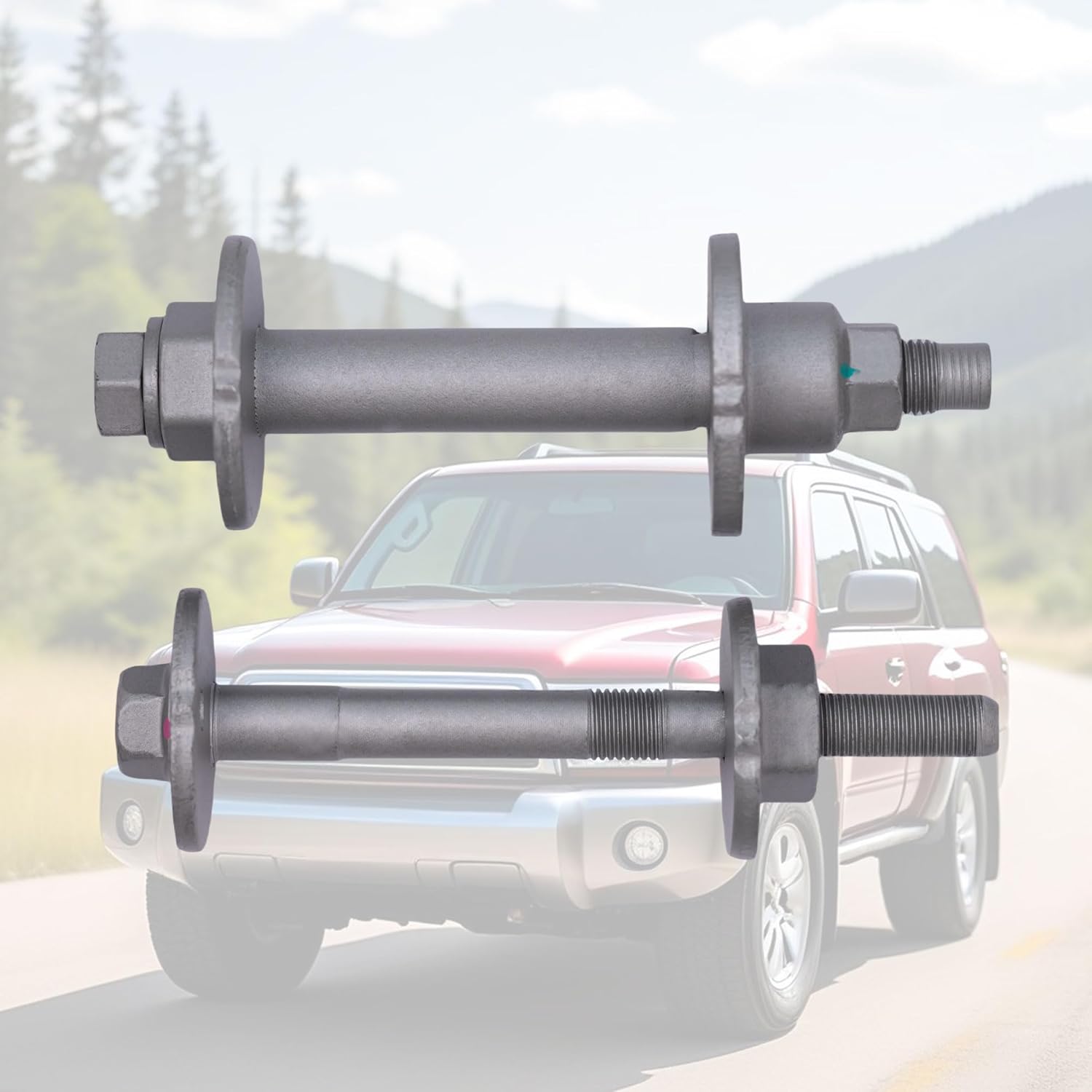 Lower Control Arm Cam Bolts Kit Replace for 48409-60020 48452-35020 48190-60020 Front Alignment Camber Adjustment Cam Bolts Kit Compatible with Toyota 4Runner FJ Cruiser Tacoma