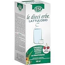 ESI – Le Dieci Erbe Lattulosio, Integratore Alimentare con Cardo Mariano e Tarassaco, per la Regolarità del Transito Intestinale, Senza Glutine, 180 ml
