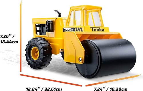 Miniatura 84 de Tonka Steel Classics Bulldozer - Camión de construcción de juguete, hecho de acero y plástico resistente, para niños y niñas de 3 años en adelante