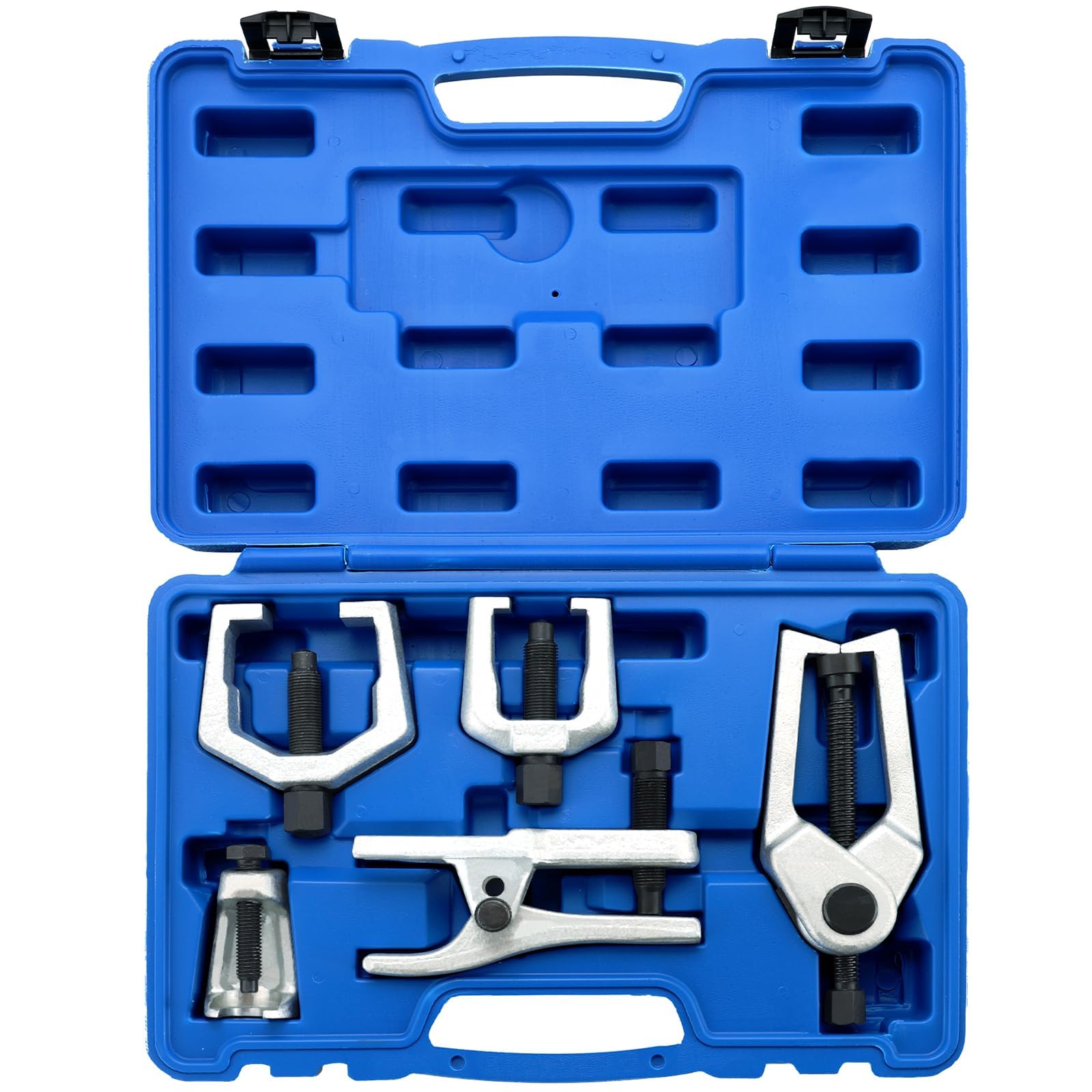THE WHITE SHOP Ball Joint Separator, Pitman Arm Puller, Tie Rod End Tool,5-in-1 Front End Service Set for Easy Removal of Most Popular Types of Pitman Arms, Tie Rods and Ball Joints
