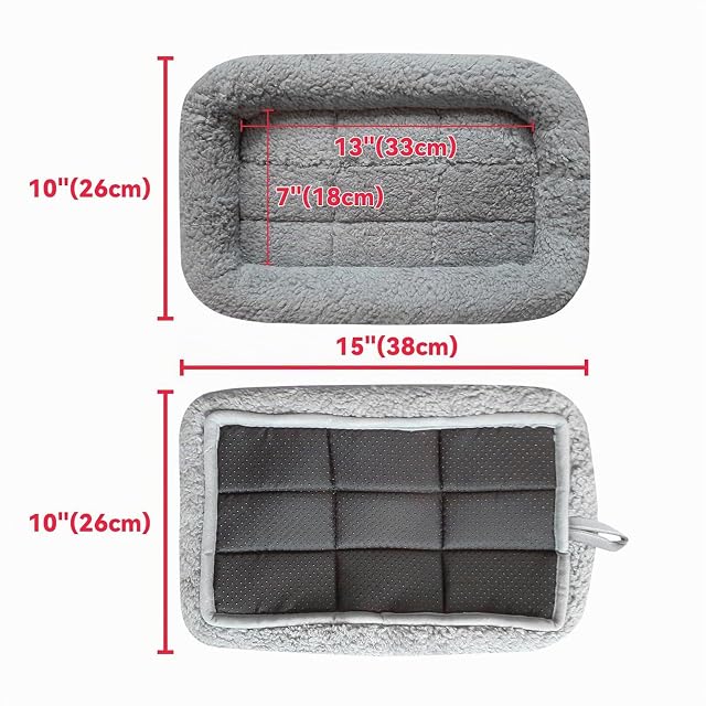 Foto 2 de 6 de Enjoying Cama para Mascotas 26 × 38 cm Cama para Gatos Adecuada para Que Duerman los Cachorros Fondo…