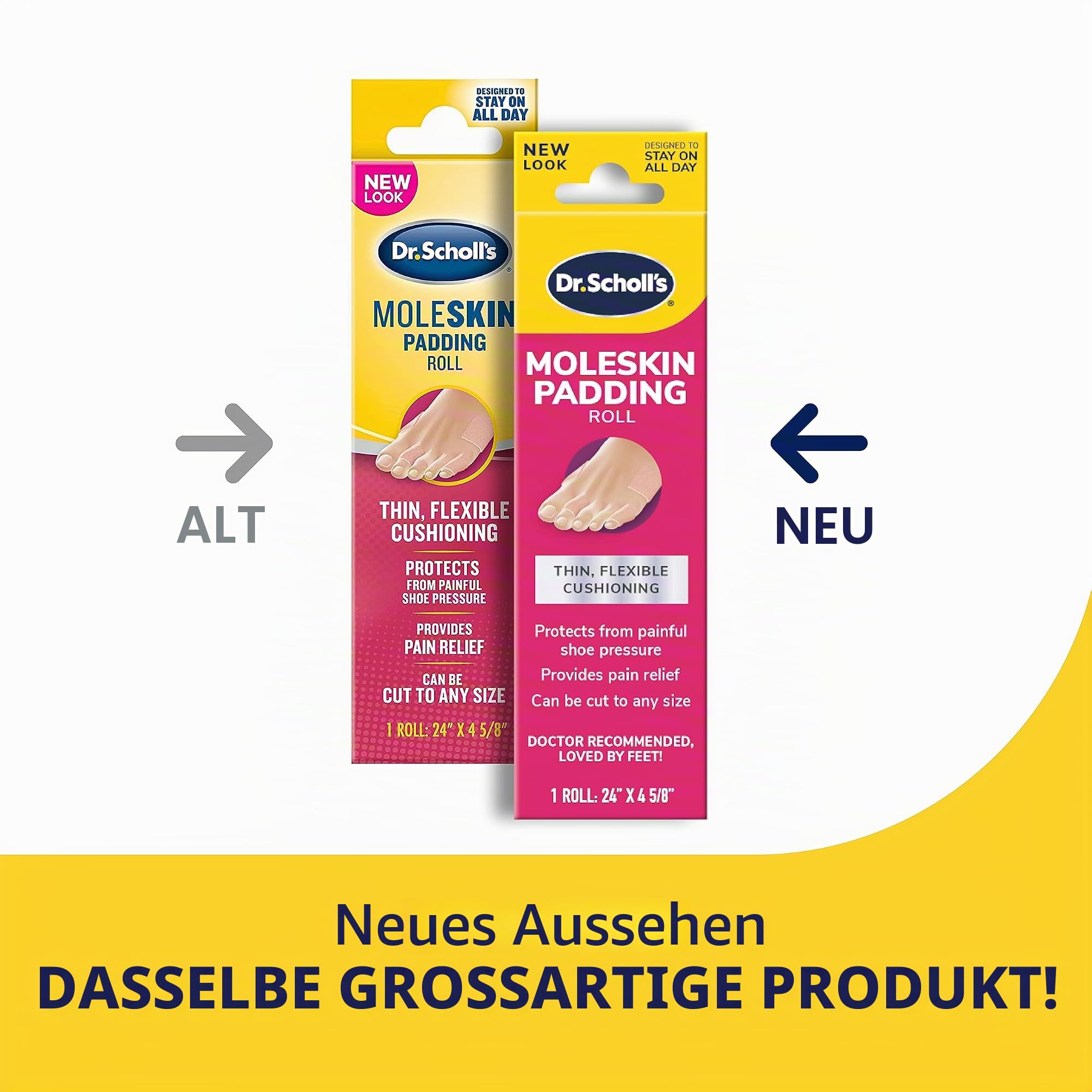 Dr. Scholl's Moleskin 2 Rollen