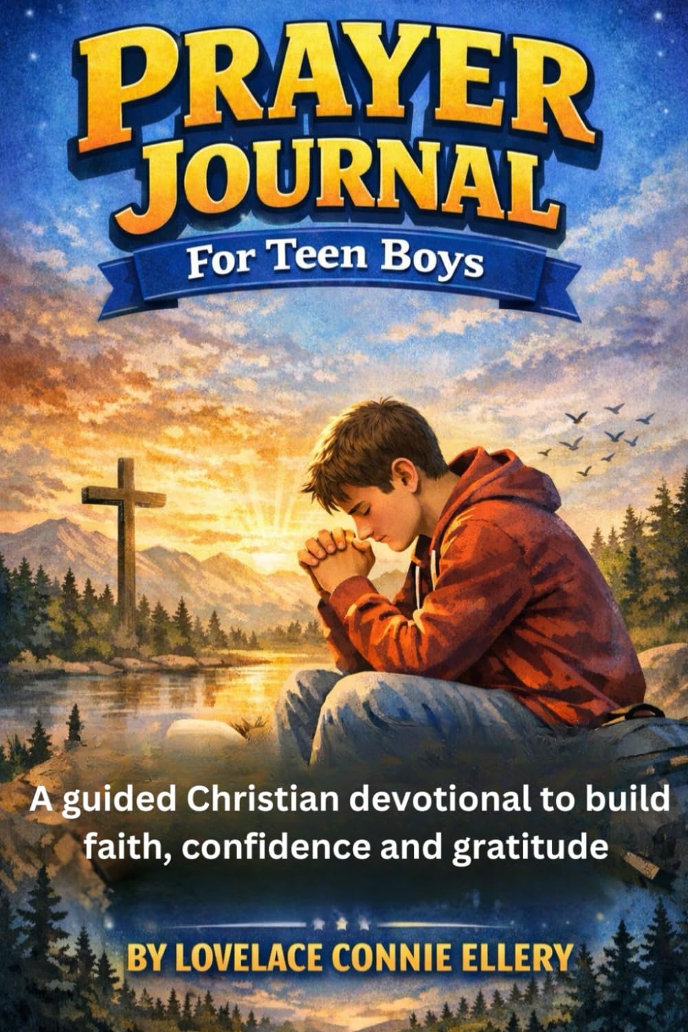 Prayer Journal For Teen Boys: A Guided Christian devotional to Build Faith, Confidence, and Gratitude