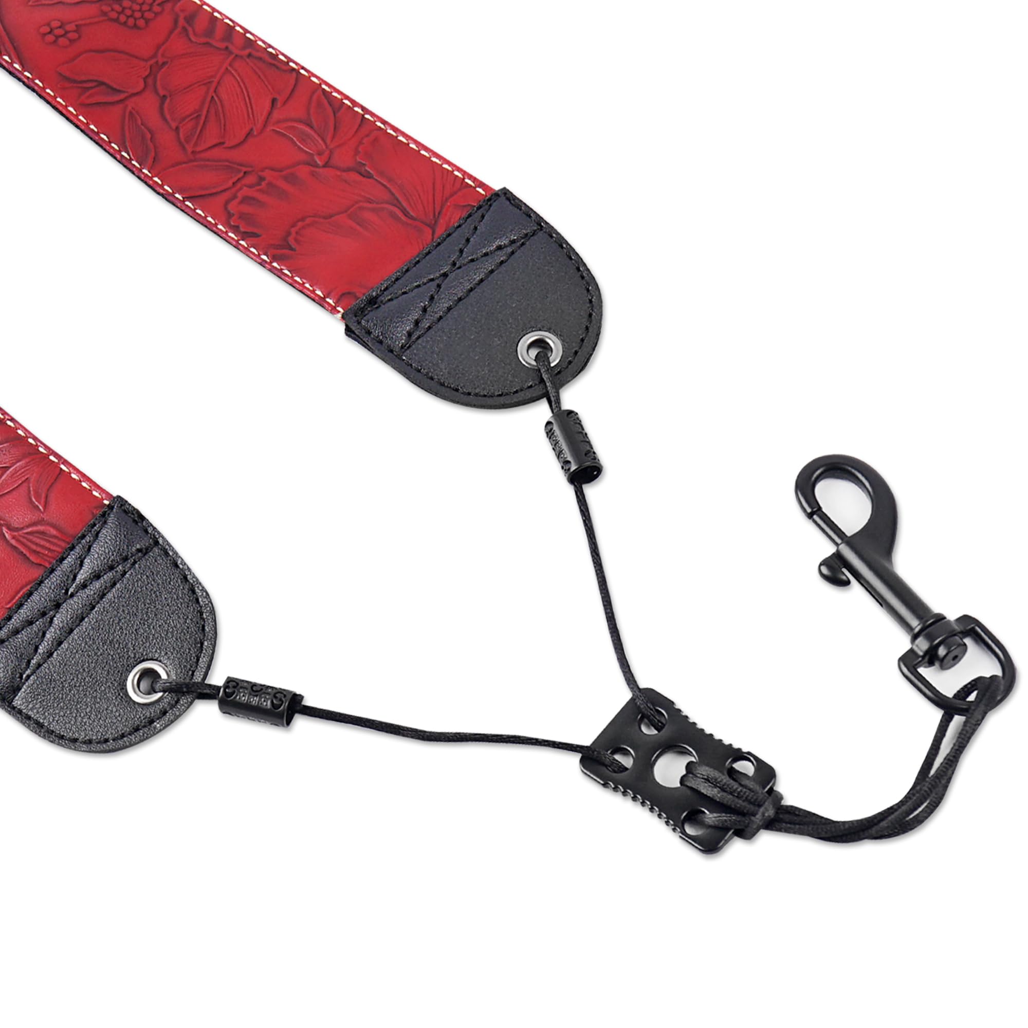 Czzmy Saxophone Neck Strap,Alto Tenor Bari Soprano Sax Neck Harness,Musical Instruments Accessories Parts(1-Carved Red) - Image 3