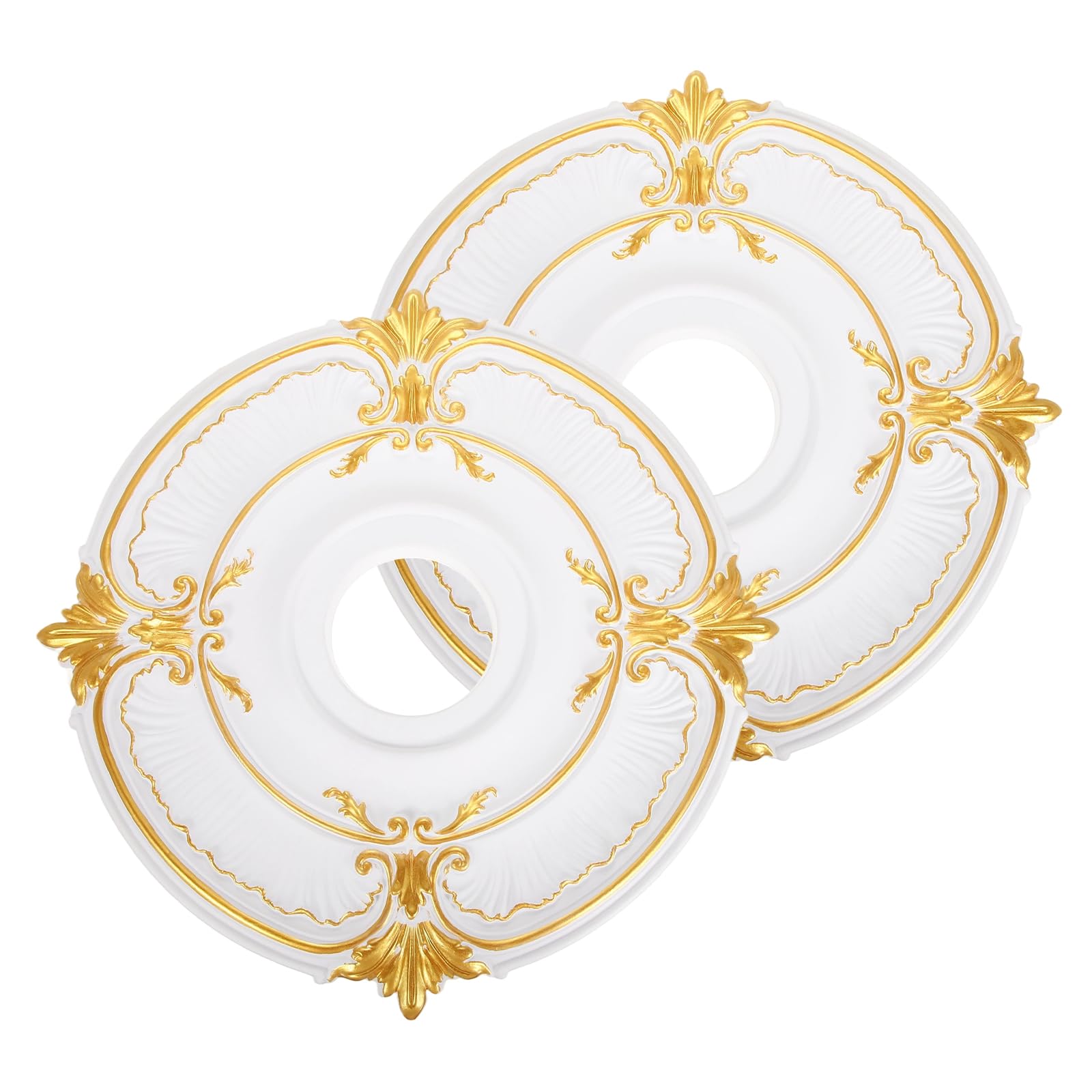 Rosace de plafond en polyuethane pour transformer l'ambiance de votre salon classique