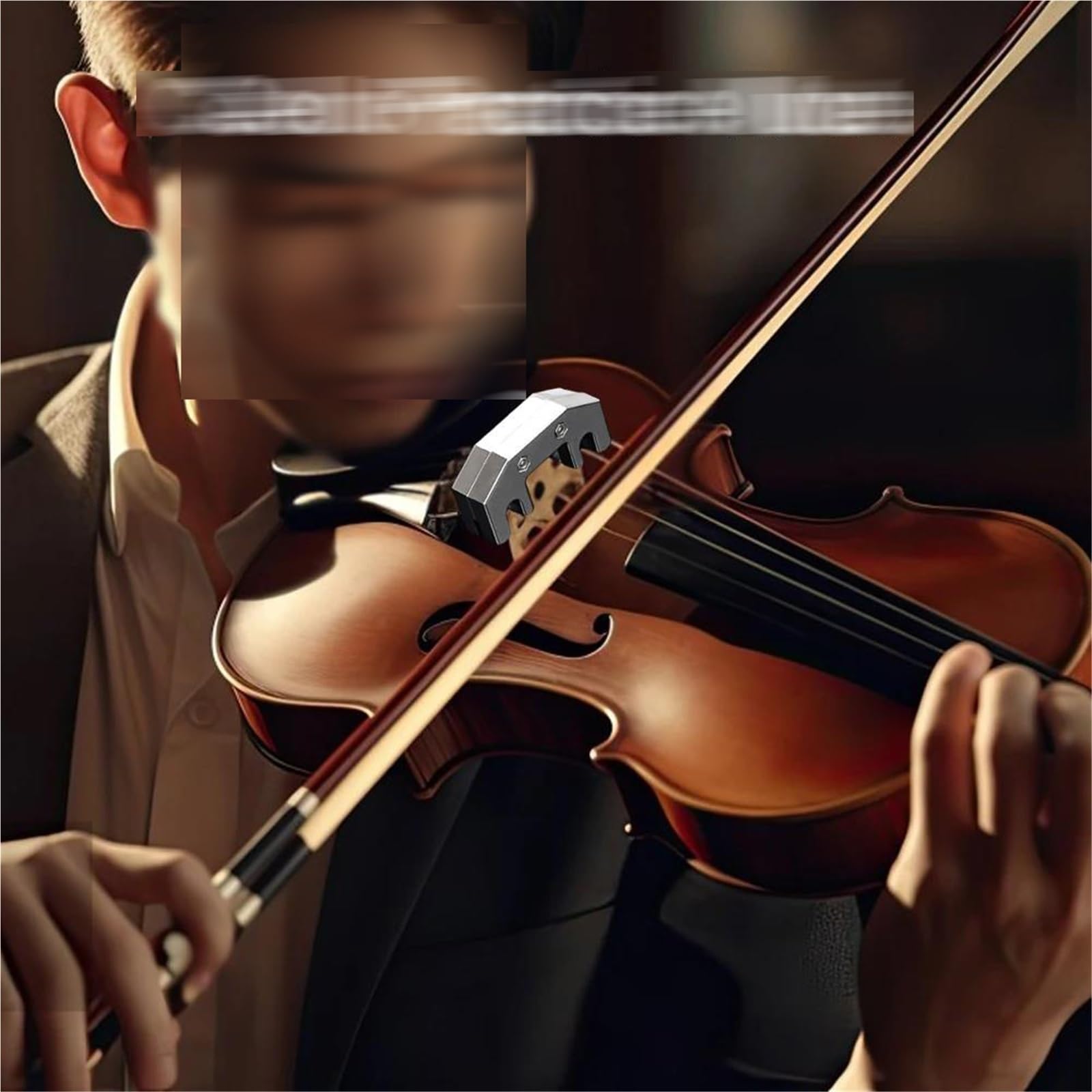 Accessoires Professionnels Violon Pièces De Rechange Pour Sourdine De Violon En Métal Idéales Pour Les Entraînements Nocturnes(Sliver)