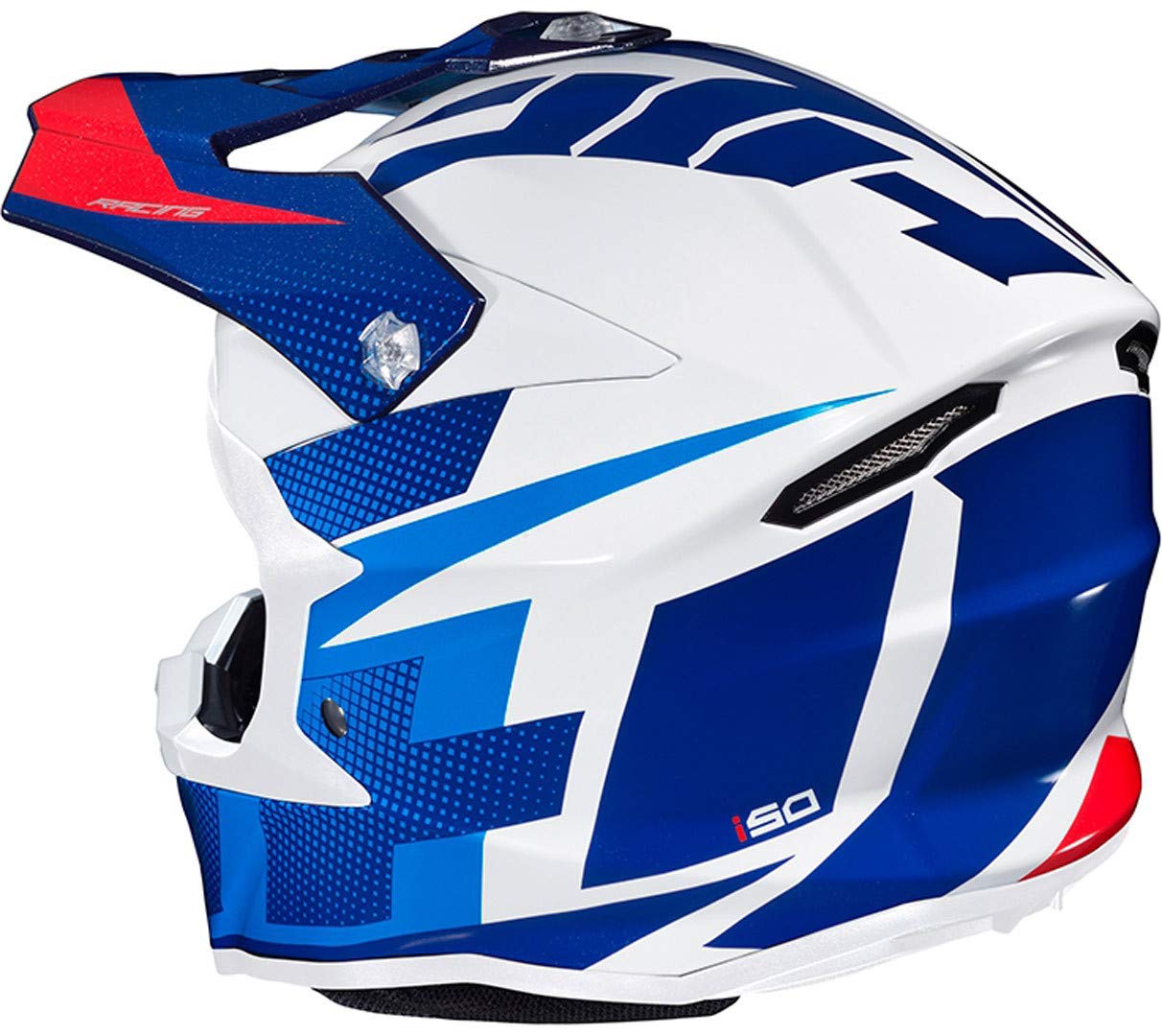 HJC Helmet I50 ARGOS WHITE/BLUE XL Automotive