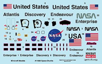 Minicraft NASA Shuttle Building Kit, 1/144 Scale