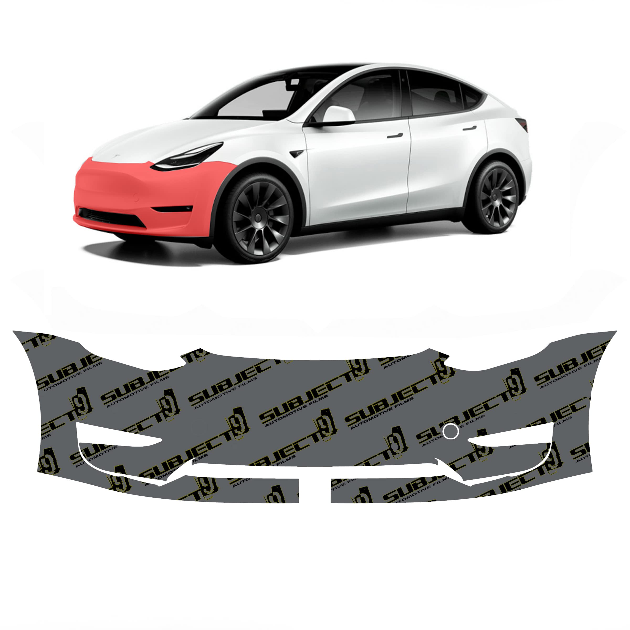 Buy PreCut Front Bumper Paint Protection Clear Film PPF for Tesla