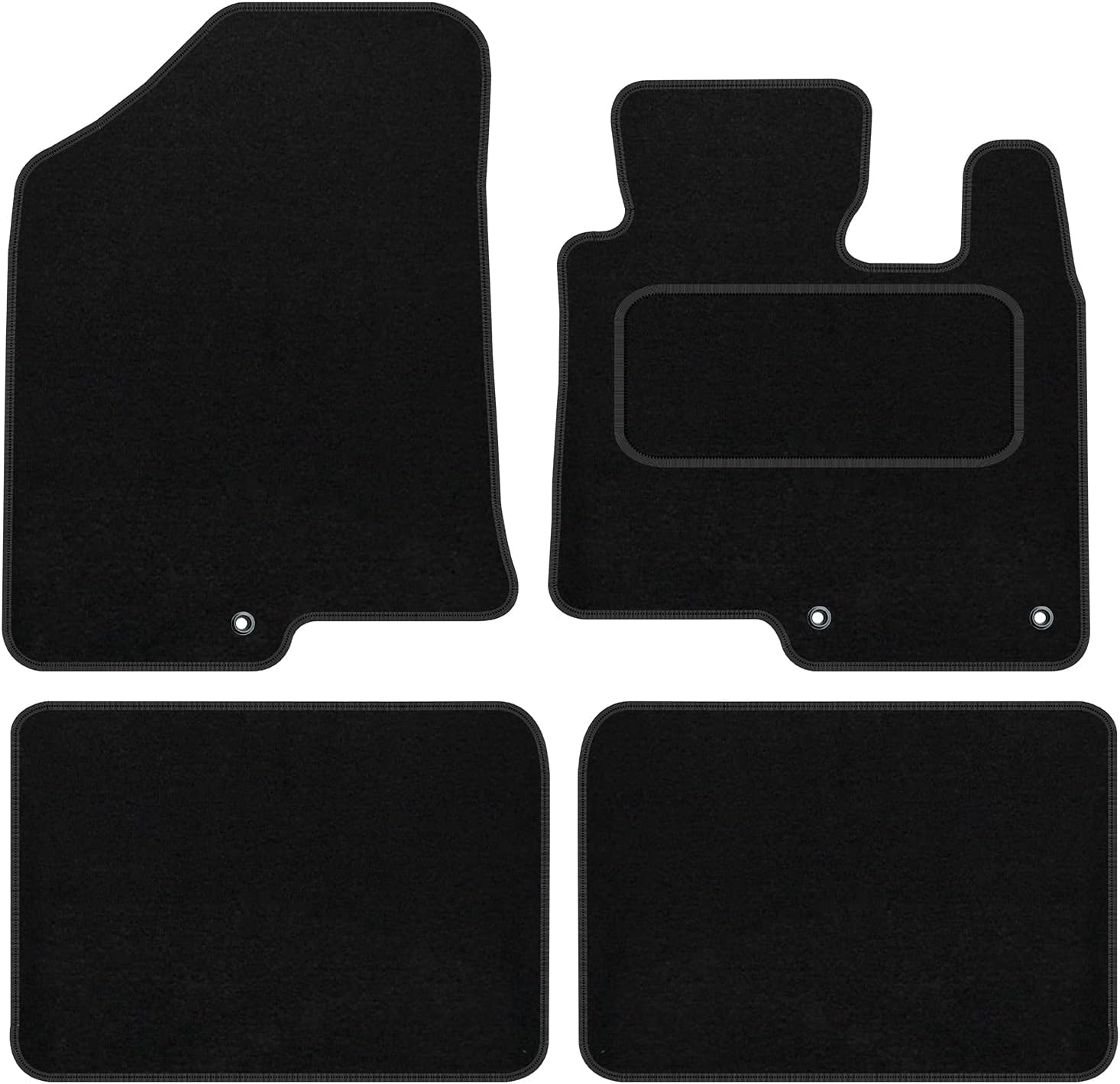 FSW Fits HYUNDAI Tucson 20152021 Tailored Mats Black Carpet