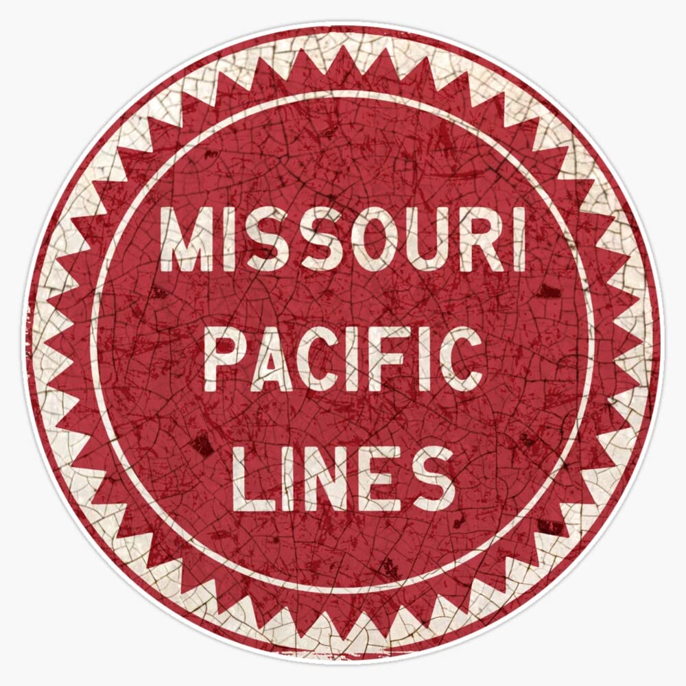 Missouri Pacific Railway Sticker Bumper Sticker Vinyl Decal 5"