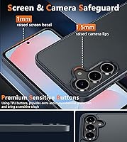 Vista 113 de FNTCASE Funda para Samsung Galaxy A23 5G: (Samsung Galaxy A23 4G LTE) Funda protectora de doble capa resistente para teléfono celular a prueba