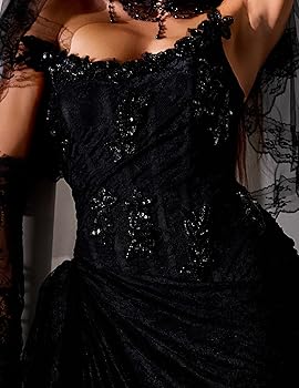chinese dress ladies Amazon.com: Black Lace Dress Sexy Corset Dress Fashion Strapless Dress  Trendy See Through Dress Exquisite Evening Dress Chic Cocktail Dress Party  Dress: Clothing, Shoes & Jewelry