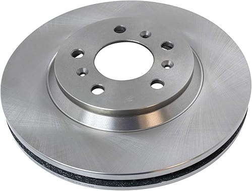 Miniatura 6 de TRQ Kit de pastillas de freno de cerámica delantera y rotor izquierdo y derecho con productos químicos compatibles con Buick Chevy