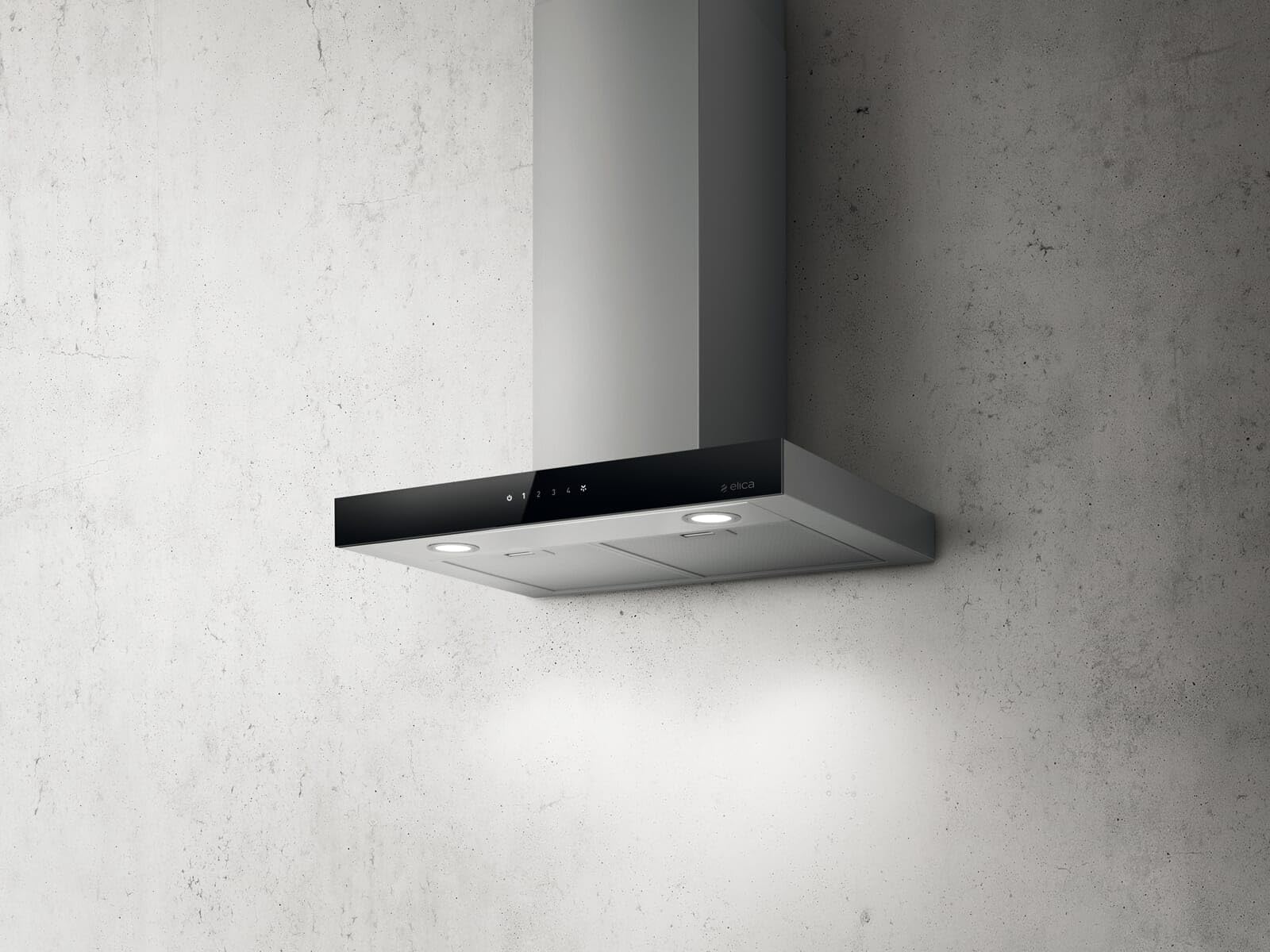 Hotte Décorative Inclinée 60cm 581m3/h Noir - PRF0104625A