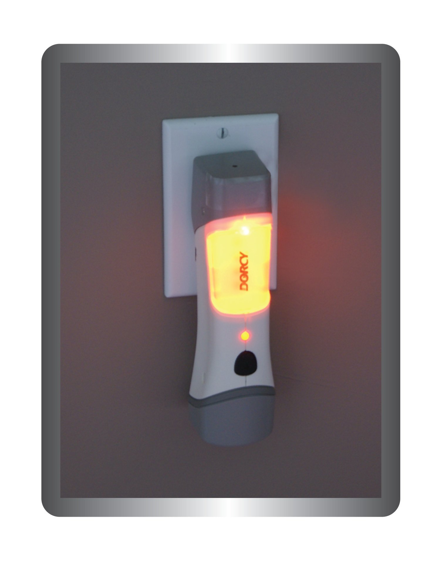 dorcy failsafe rechargeable led emergency flashlight 41-1032 Flashlight, 23-Lumens, White and Grey Finish Home Improvement Collections/Classics/Sustainable Living Nike KD Hoops Elite Color:MC10 (Grey/Black) 000 Lumen USB Rechargeable