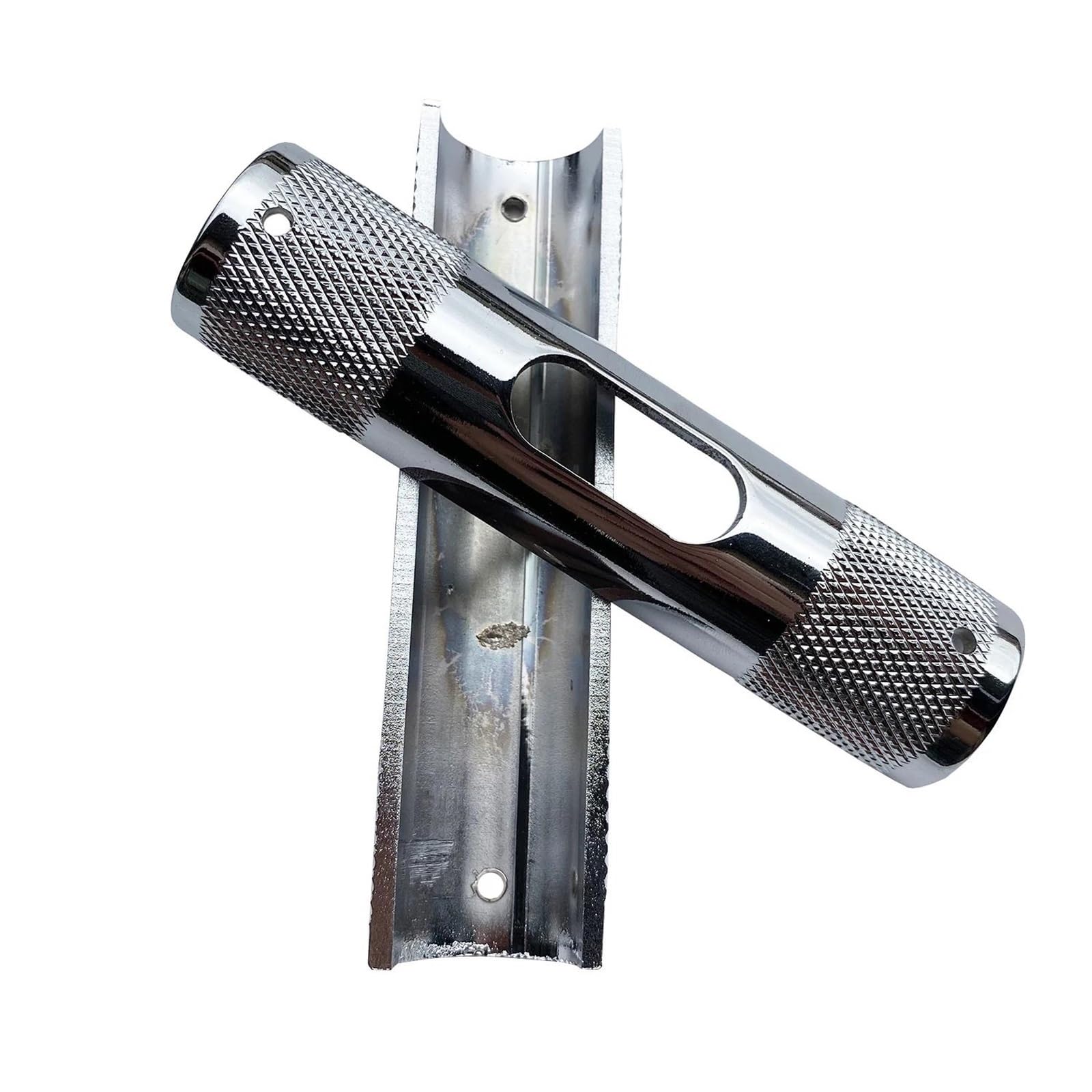 Adaptateur guidon 1" à 1-1/4" chromé pour Harley Davidson